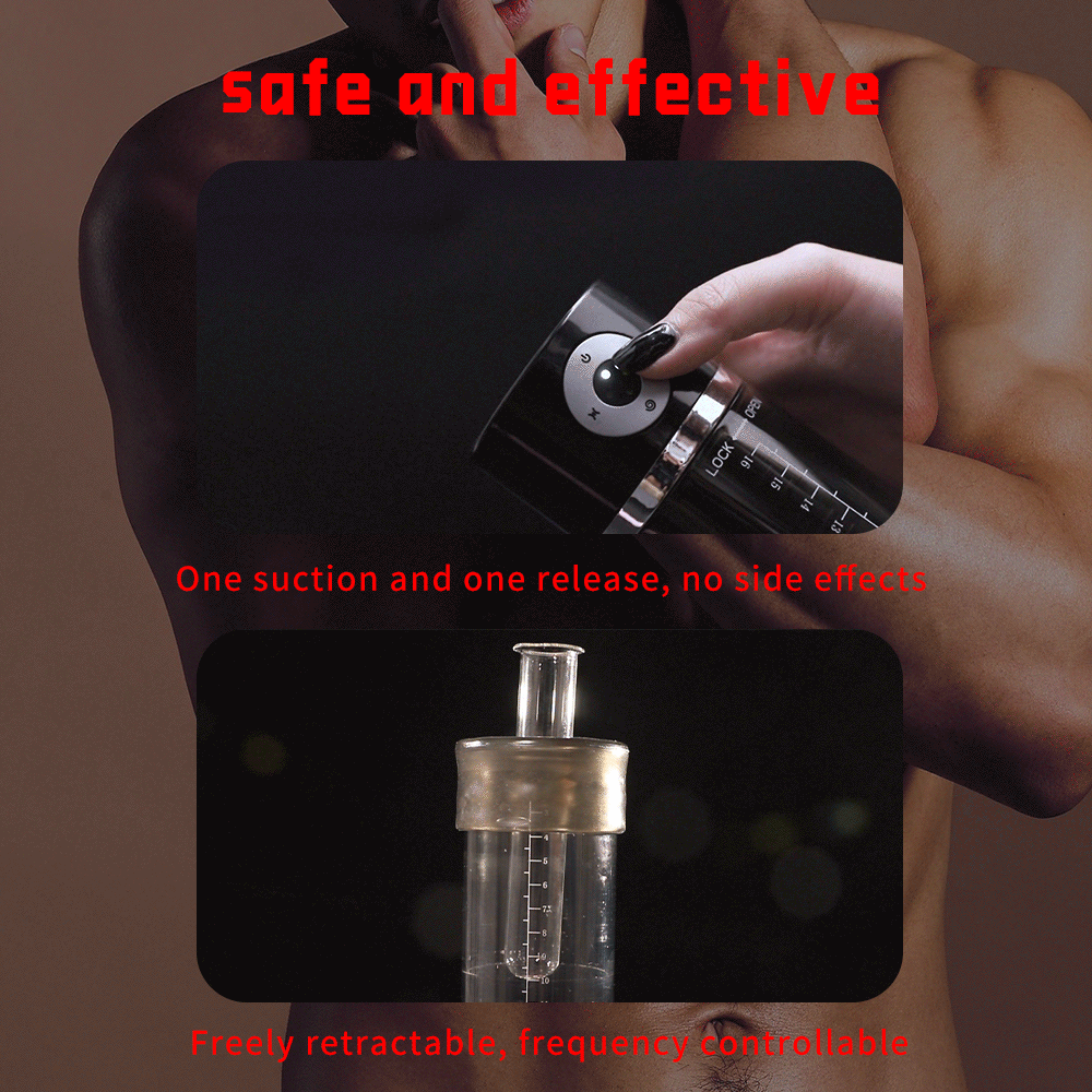 Premium Male Penis Suction Pump Spinning Masturbating Cup