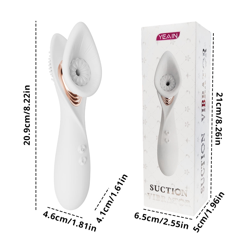 Super Soft Female Clitoris Tits Vacuum Sucking Vibrator