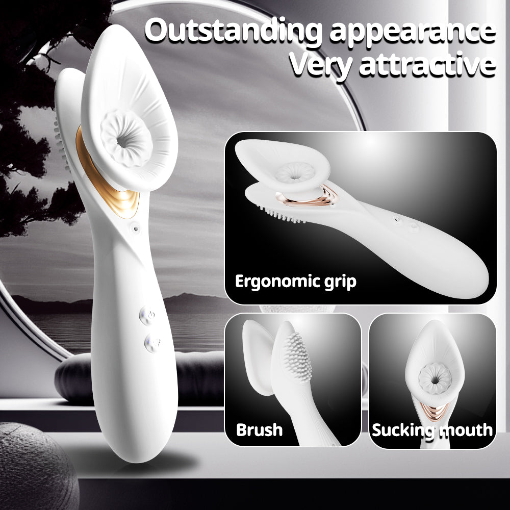 Super Soft Female Clitoris Tits Vacuum Sucking Vibrator