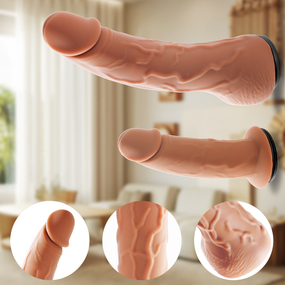 Vibrating Telescopic Dual Head Wearable Remote Controlled Dildo