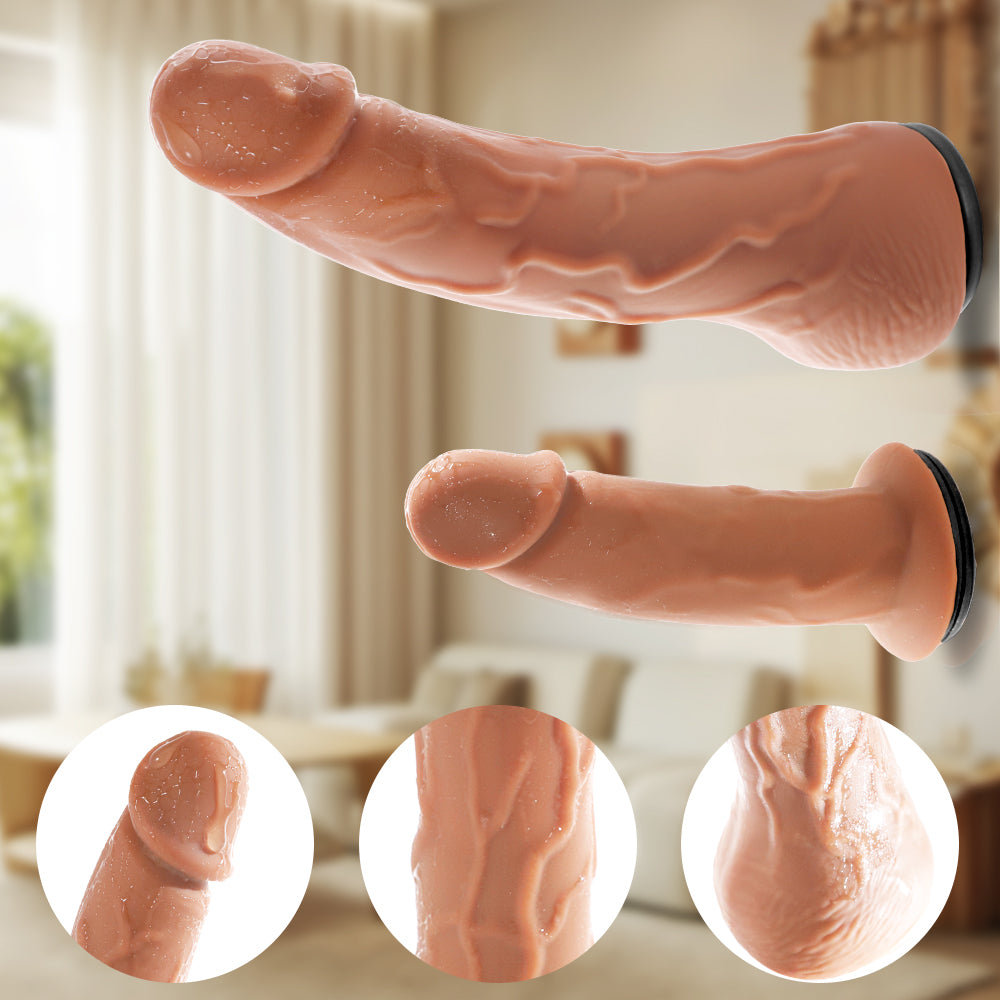 Vibrating Telescopic Dual Head Wearable Remote Controlled Dildo