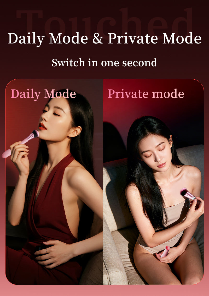 Hidden Appearance Split Dual Head Suction G-Spot Vbrator