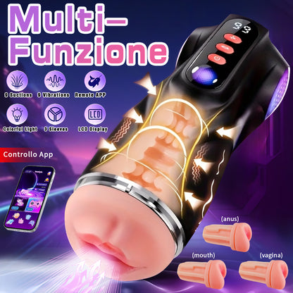 Three Different Types Soft Silicone Inner Parts Male Masturbator