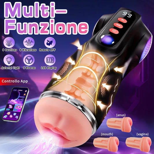 Three Different Types Soft Silicone Inner Parts Male Masturbator