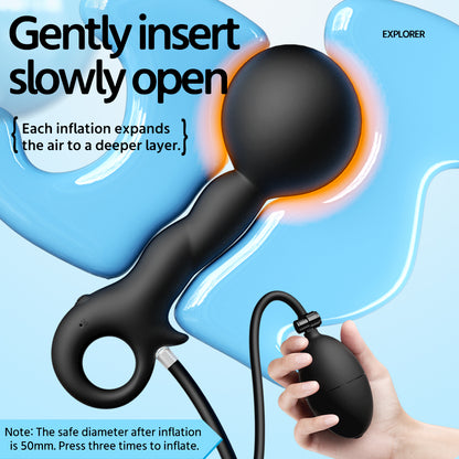 Explorer Size Adjusting App Controlled Anal Plug Vibrator