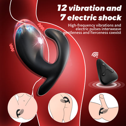 Electronics Shock Vibrating Little Whale Anal Plug
