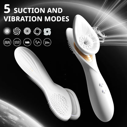 Super Soft Female Clitoris Tits Vacuum Sucking Vibrator