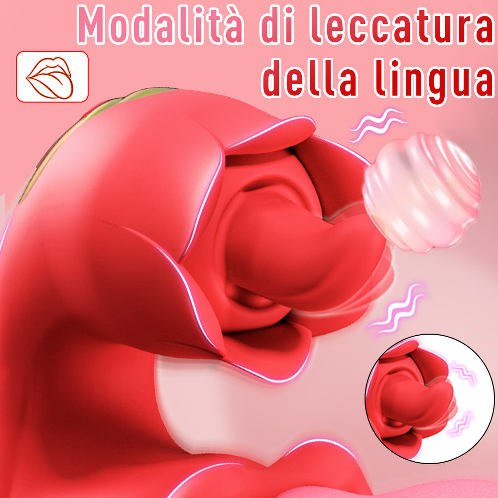 Portable Size  Multi Functional Tongue Licking Swinging Vibrator