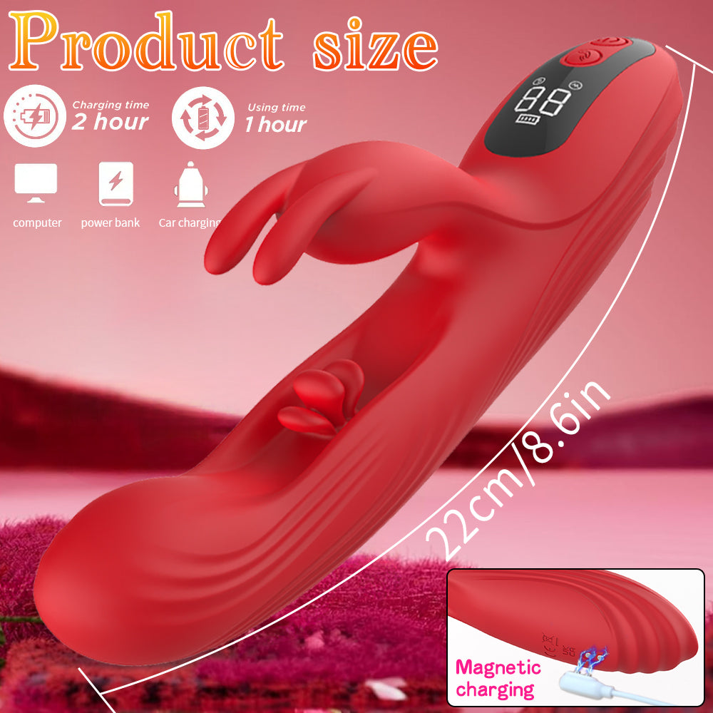 Rabbit Ears II G Spot Flapping Clitoris Massaging Vibrator