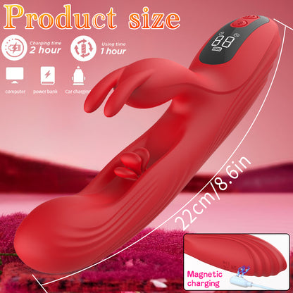Rabbit Ears II G Spot Flapping Clitoris Massaging Vibrator