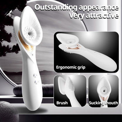 Super Soft Female Clitoris Tits Vacuum Sucking Vibrator
