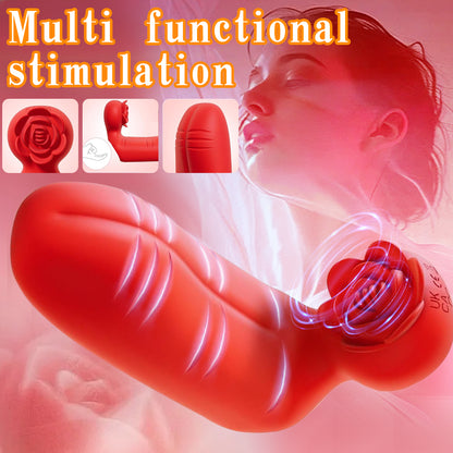 Multiple Vibration Modes Clitoris Massaging Finger Sleeve Vibrator
