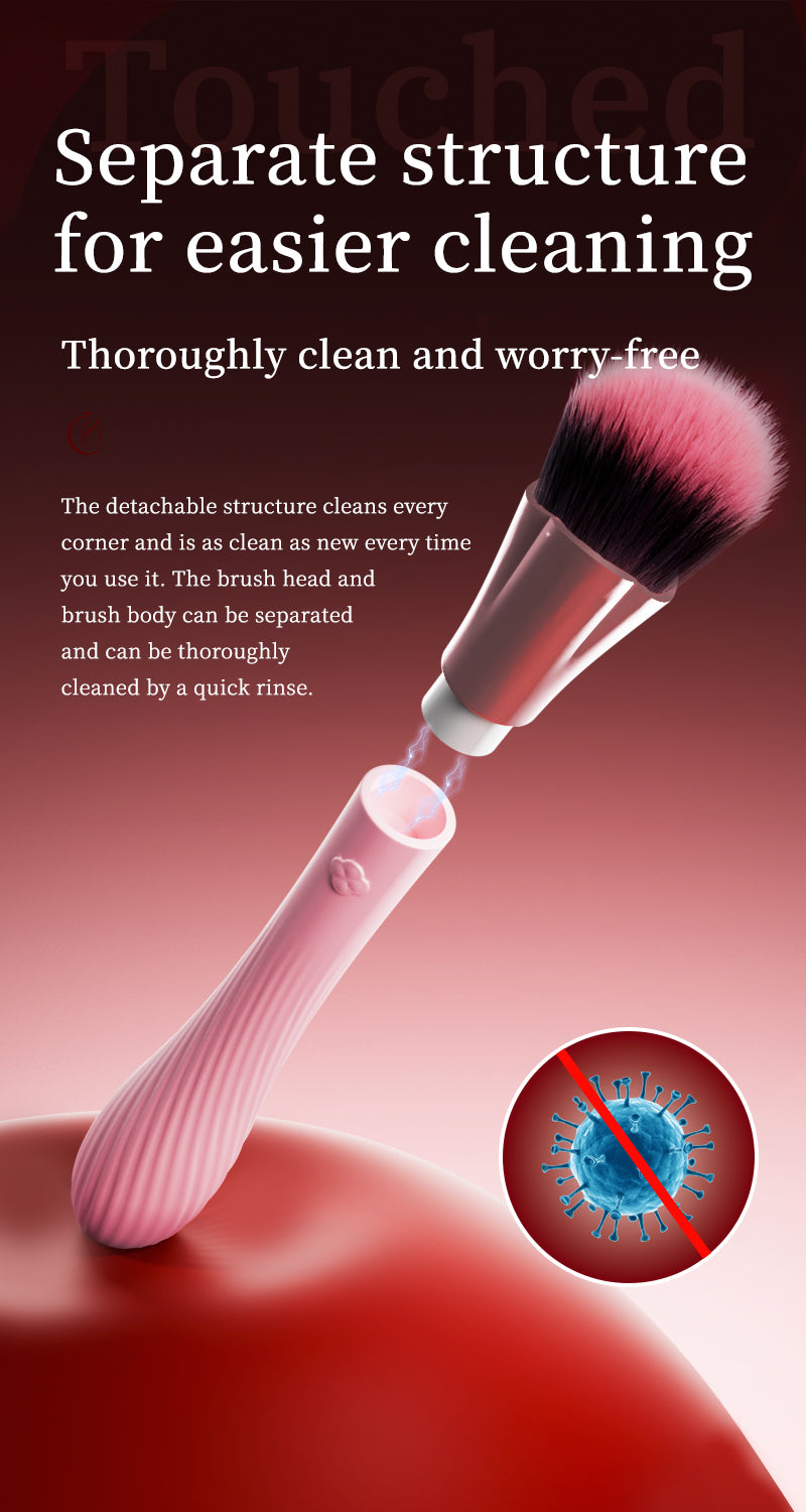 Hidden Appearance Split Dual Head Suction G-Spot Vbrator