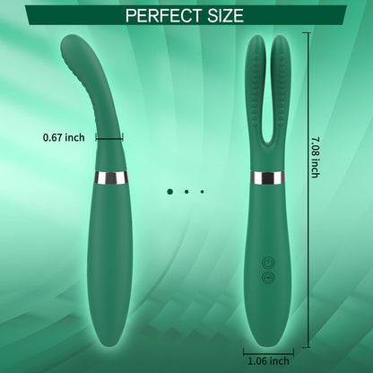 Dual Head Clips Shaped Tits Clitoris Stimulation Vibrator