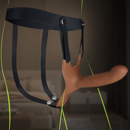 Silicone Dual Usage Wearable Hard Dildo Panty Penis Sleeve