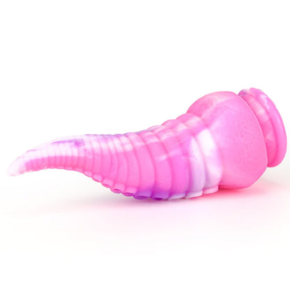 Octopus Tentacle Shape Flexible Soft Material Silicone Dildo