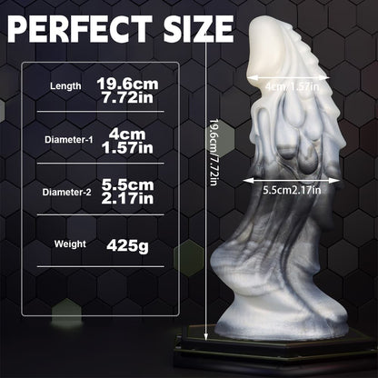 Chinese Ink Style Monster Scales Collector's Edition Dildo