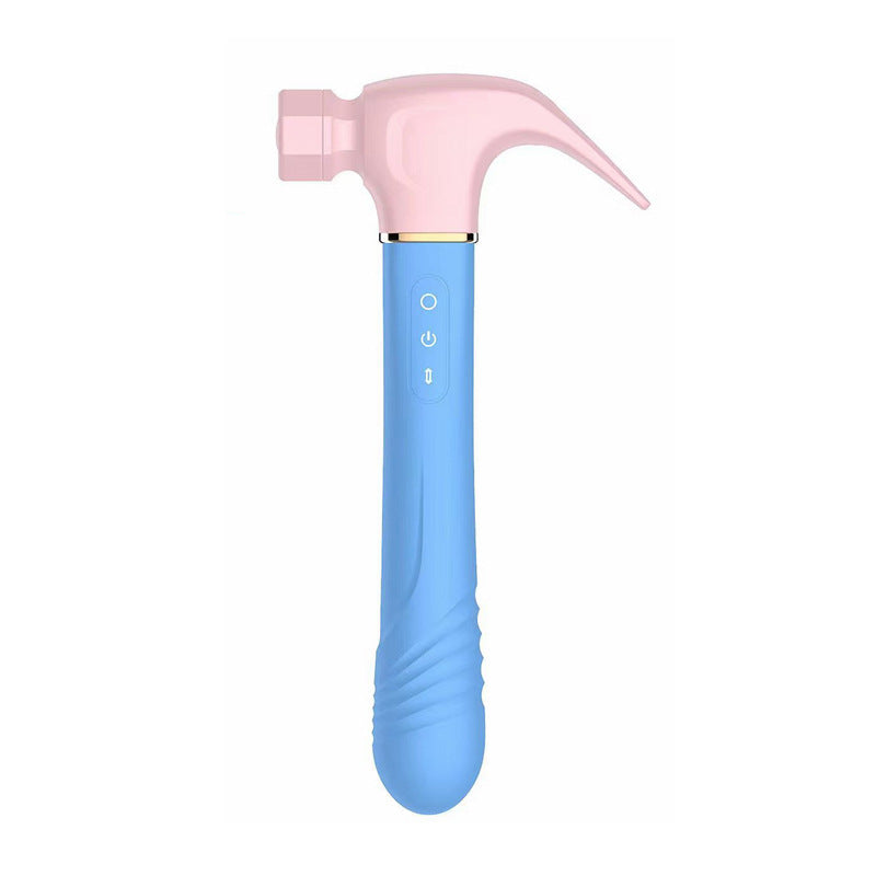 Hammer Shape Vibrating Sucking Multi Functions Massager