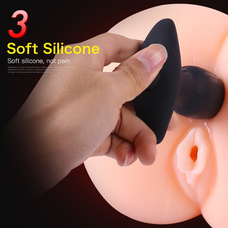 Vabrating Silicone Soft Waterproof Anal Plug Dilator Onion Toy Vabrating Silicone Soft Waterproof Anal Plug Dilator Onion Toy