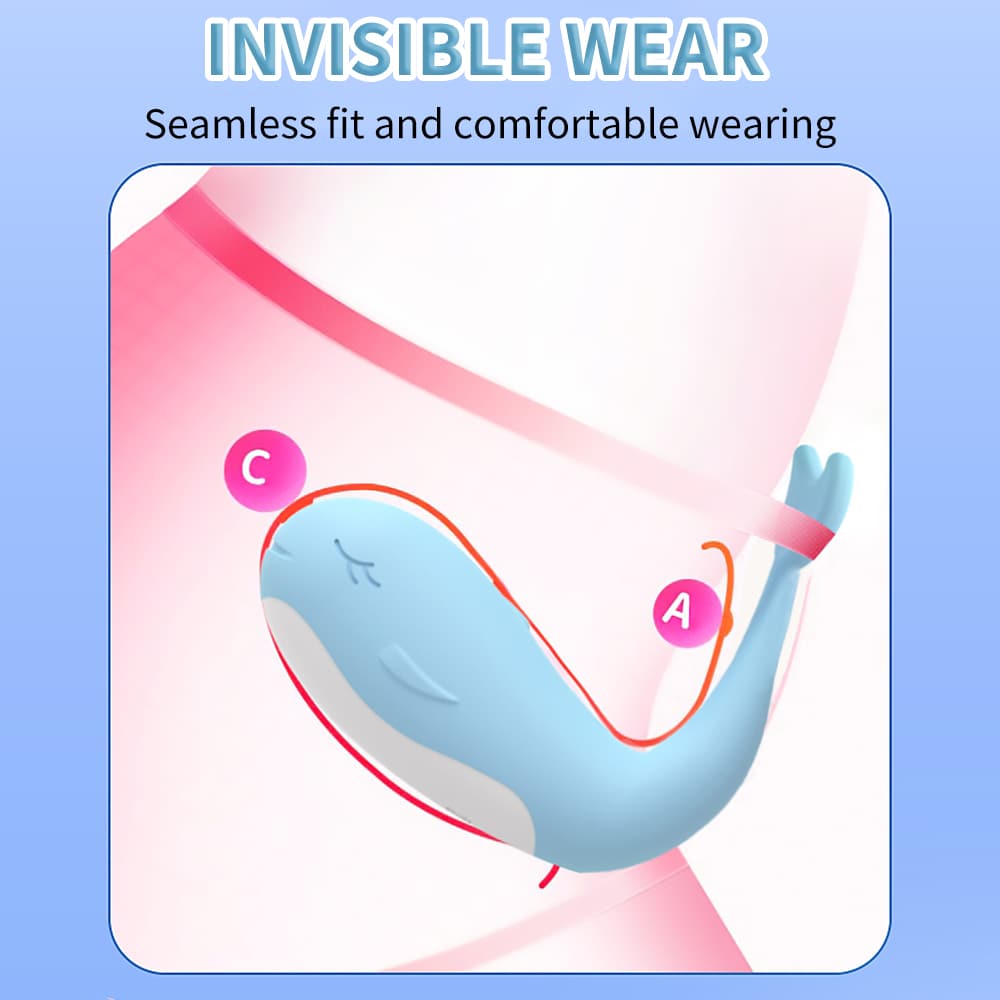 Small Whales Smart Heating Remote Controlled Vibrator