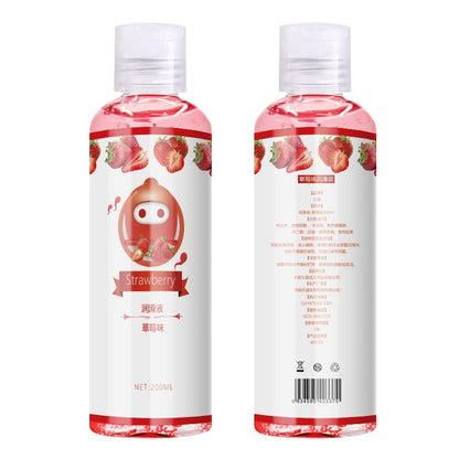 Fruit Flavor Water Soluble Sex and Massage Lubricant Oil