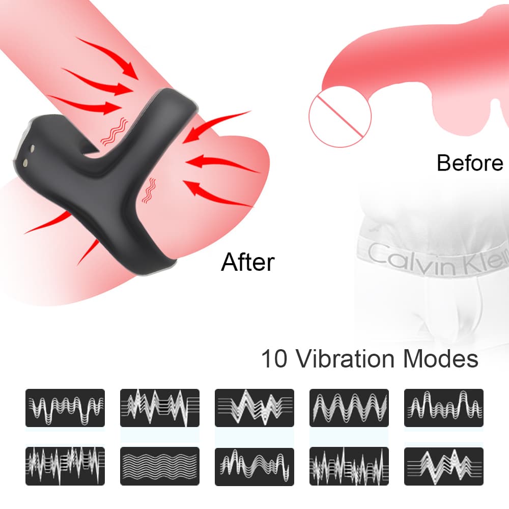 Wearable Erection Enhancing Sperm Lock Penis Ring