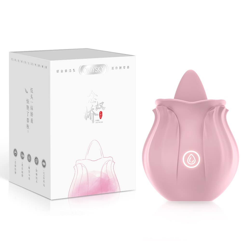 Rose Type Tongue Licking Toy for Clitoris and Nipple Onion Toy Rose Type Tongue Licking Toy for Clitoris and Nipple Onion Toy